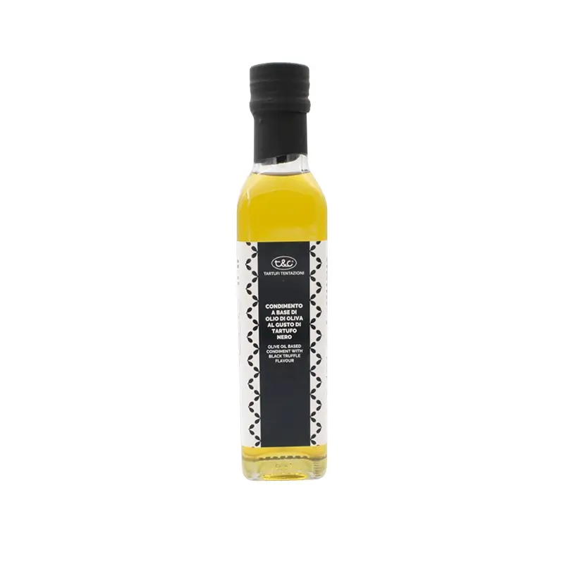 Olivenöl mit schwarzem Trüffelaroma – Gourmet Würzöl (250 ml)