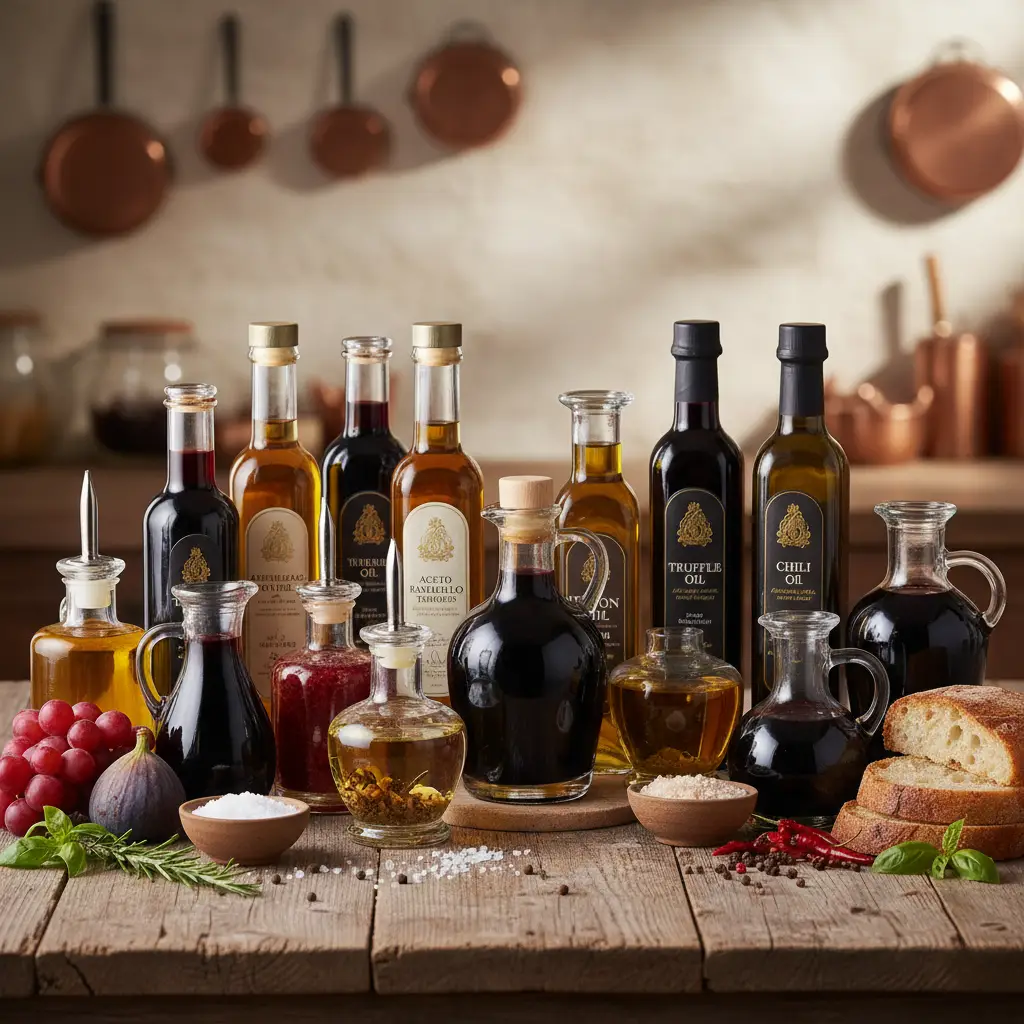 Edle Essige, Balsamico & Öle
