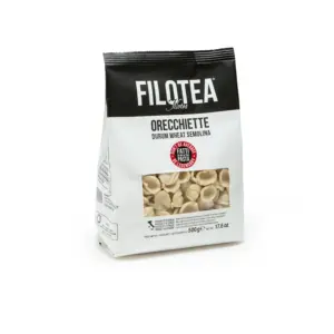 FiloteaOrecchiette – Pasta aus Hartweizengrieß (Semola di Grano Duro), 500 g