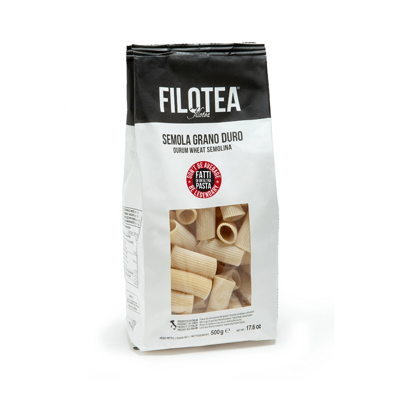 Filotea Rigatoni – Pasta aus Hartweizengrieß (Semola di Grano Duro), 500 g