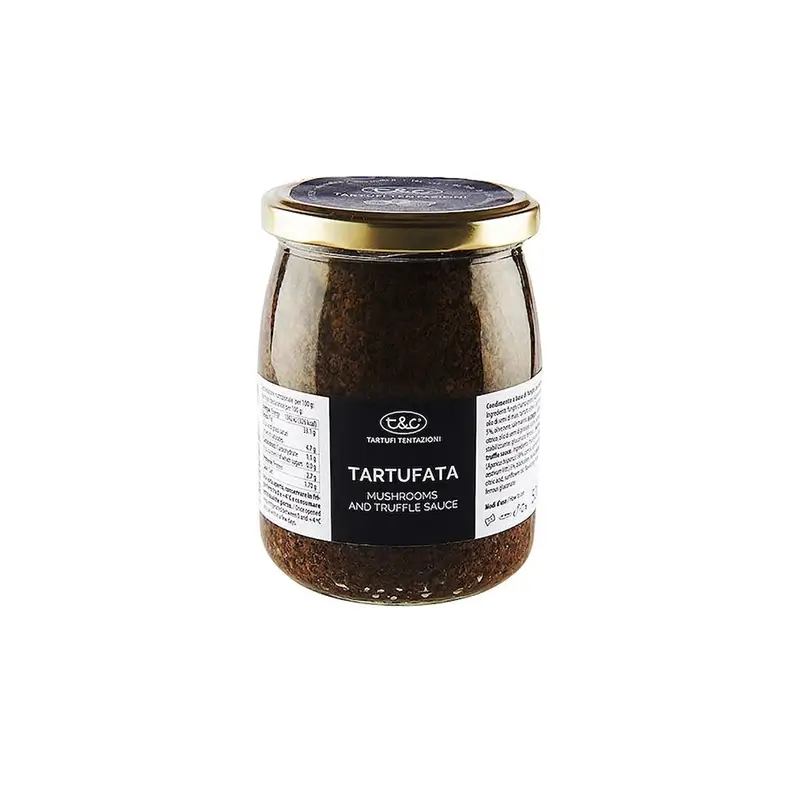 Tartufi Truffles Tartufata 5% (80 g) – Premium Würzsauce auf Basis von Pilzen mit Sommertrüffel